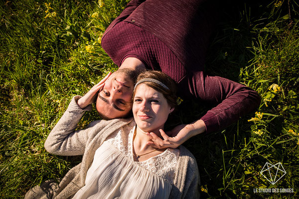 Séance Engagement - Avant mariage - Amoureux - Le Studio des Songes - Anne-Sophie CAMBEUR