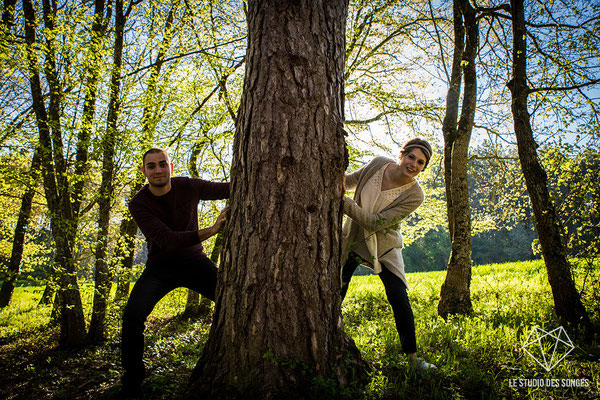 Séance Engagement - Avant mariage - Amoureux - Le Studio des Songes - Anne-Sophie CAMBEUR