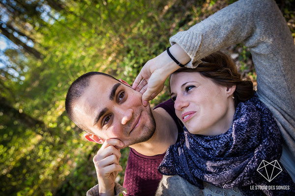 Séance Engagement - Avant mariage - Amoureux - Le Studio des Songes - Anne-Sophie CAMBEUR