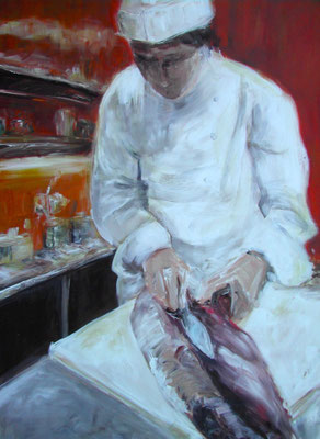 Koch, Acrylmalerei, 80 x 60 cm, 2009