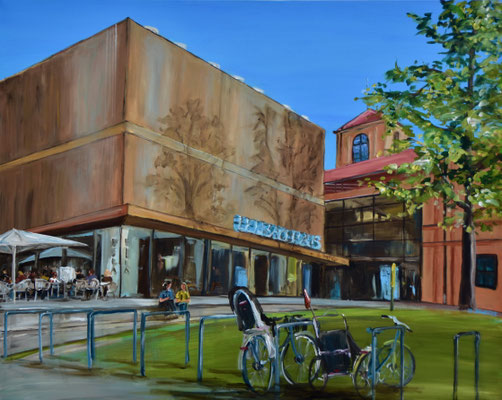 Lenbachhaus, Acryl auf 3D-Leinwand, 80 x 100 cm, 2025