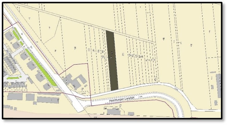 "IN DER AU  2“  Gemarkung: Bonames Amtliche Fläche: 1.895 m2