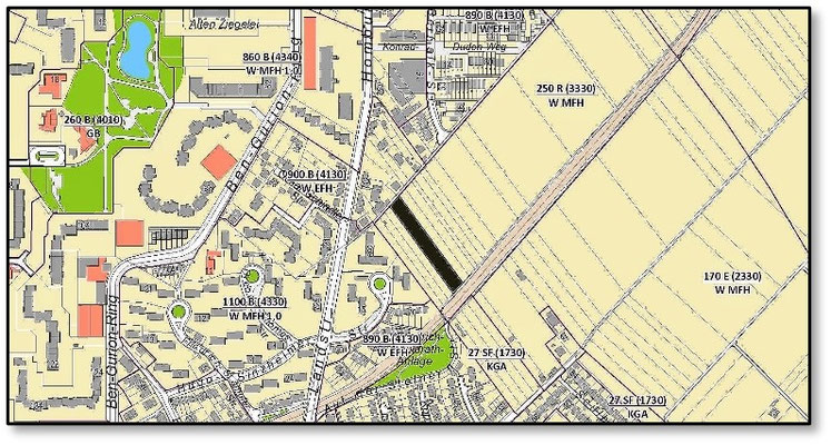 "IN DER FUCHSKAUT" Gemarkung: Nieder Eschbach Amtliche Fläche: 3.024 m2