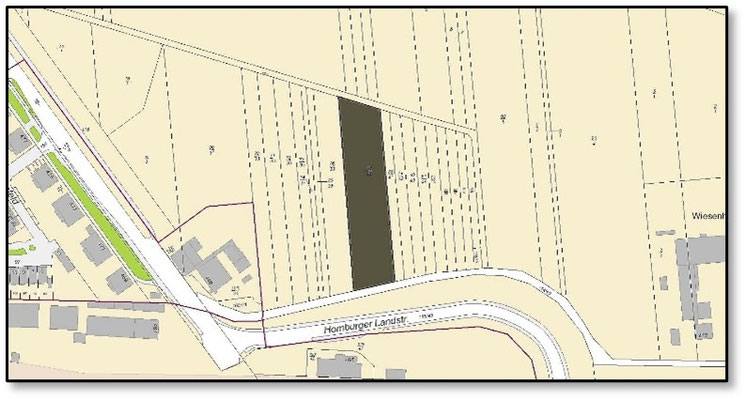 "IN DER AU  1"  Gemarkung: Bonames Amtliche Fläche: 2.891 m2