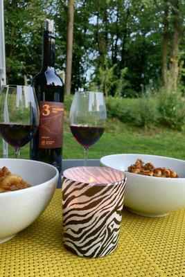 Pasta mit einheimischem Wein