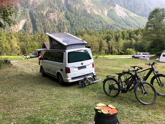 Camping Vicosoprano im Bergell