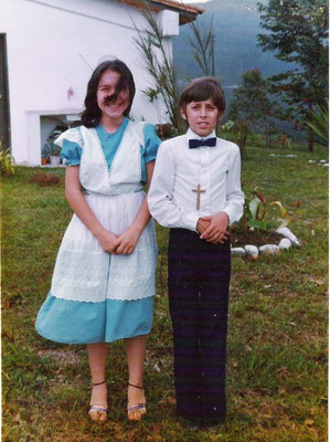DAVIDE NEL GIORNO DELLA CRESIMA E BARBARA