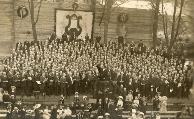 Sängerfest Schützenhof 1.10.1910