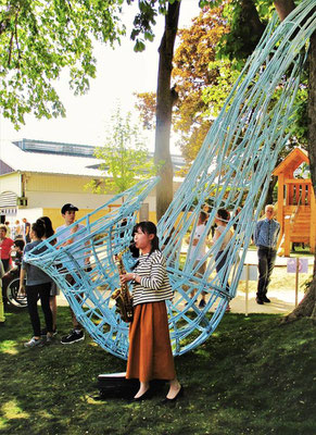 2018 - " Jardin sonore ", Parc Henry Leyma, Taverny - Roman Gorski