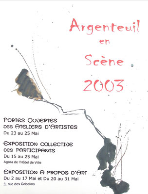 2003 - "56 artistes exposent" Hôtel de ville, Argenteuil - Roman Gorski