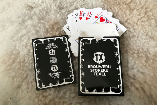 Vormgeving gedaan van speelkaarten voor Brouwerij Stokerij TX