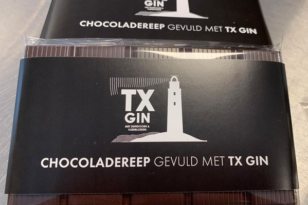 TX Gin reep sleeuwe voor Chocolaterie Smidt