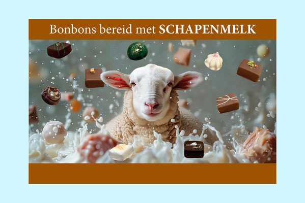 Schapenmelkbord Chocolaterie Smidt