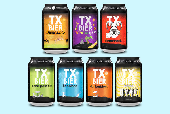 Nieuwe etiketten blikken TX