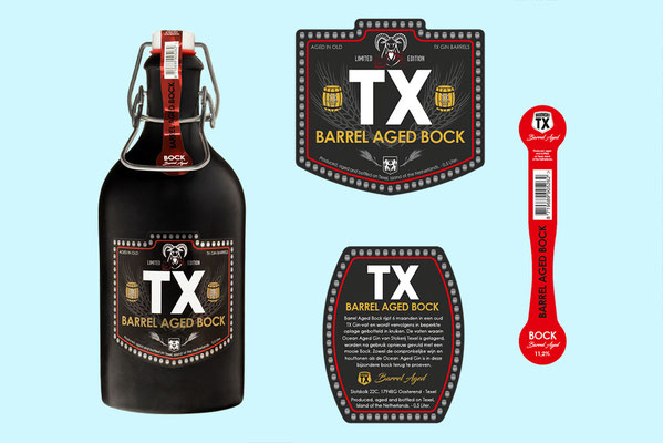 Brouwerij TX - Barrel Aged Bock etiketten