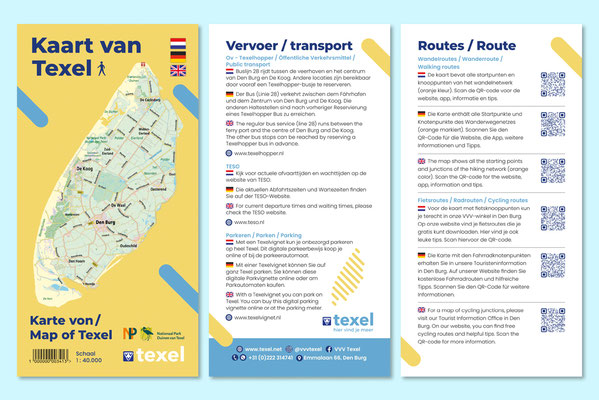 Wandelkaart VVV Texel