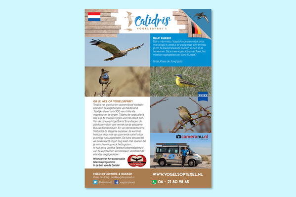 Calidris vogelsafari's flyer NL + DUI