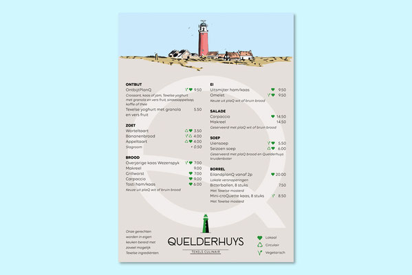 Menukaart Quelderhuys