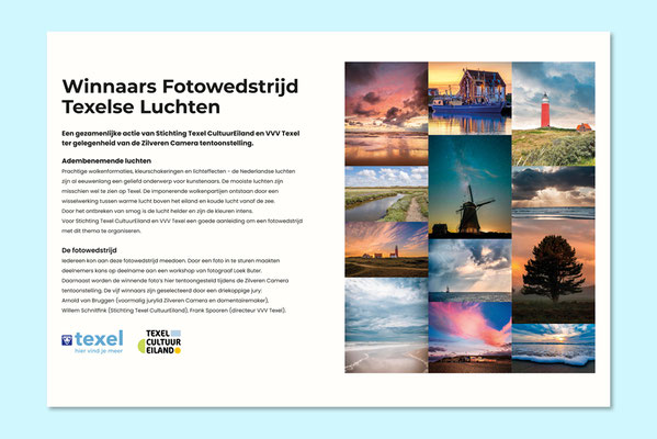 Informatie paneel Fotowedstrijd VVV Texel