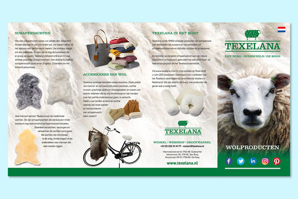 Texelana folder (buitenzijde)