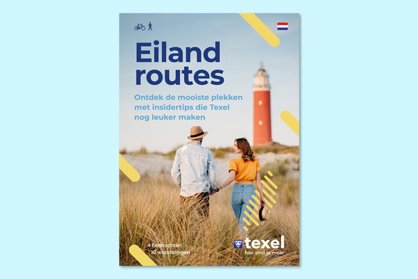 Omslag Eilandroutes boekje VVV Texel