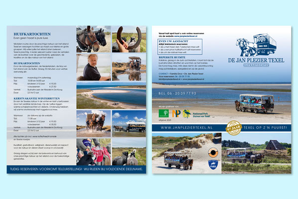 De Jan Plezier folder 2025 gemaakt en drukwerk geleverd