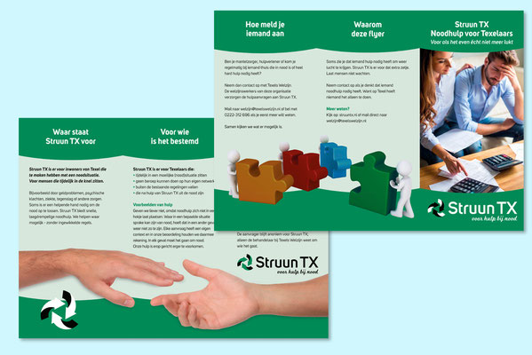 Hulp folder gemaakt voor Kringloopwinkel Struun TX