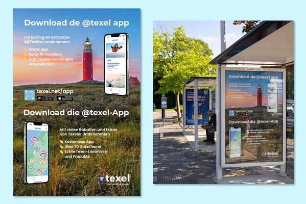 Abri poster gemaakt voor VVV Texel