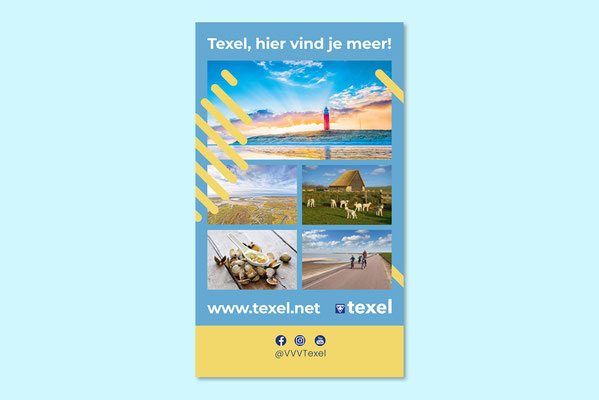 VVV Texel Roll-up banner vormgeving 
