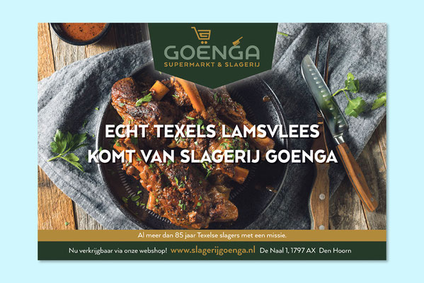 advertentie Goënga supermarkt & slagerij