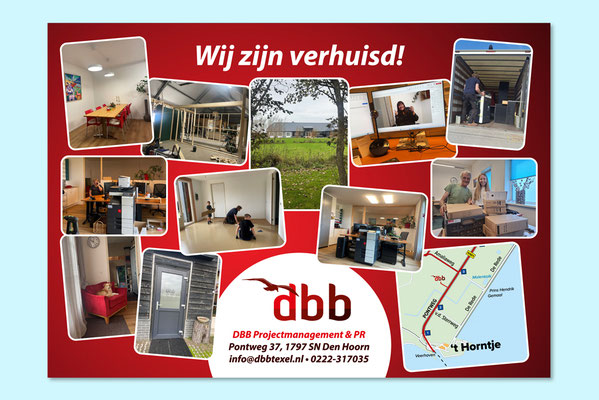 Kerst/verhuiskaart DBB