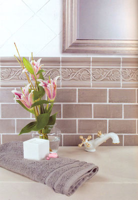 Badezimmer - SOUTHERN TILES Mediterrane Wand- und Bodenfliesen