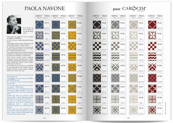 SOUTHERN TILES_Zementfliesen von CAROCIM, designed by Paola Navone