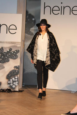 GMK: „Diesen Poncho finde ich traumhaft!“ Guido Maria Kretschmer by Heine, Herbst- /Winter 2015, Plussize-Kollektion