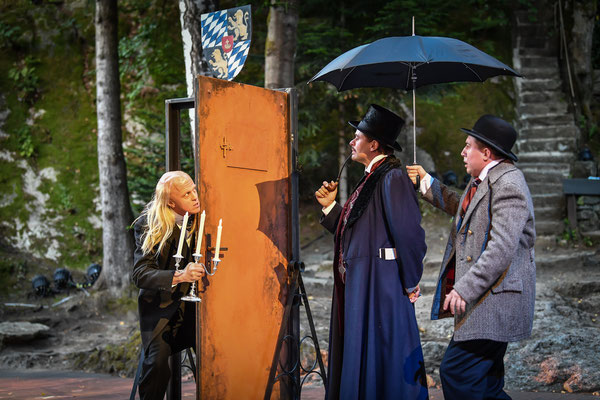 "Sherlock Holmes & Der Tod des Bayernkönigs" (Regie Anatol Preissler) Luisenburg Wunsiedel © Florian Miedl 