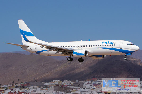 08.07.2014 SP-ENW Enter Air B737-86J/W