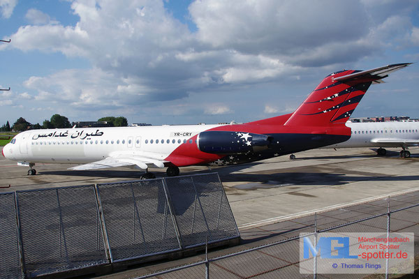 21.09.2014 YR-CRY Ghadames Air Transport Fokker 100