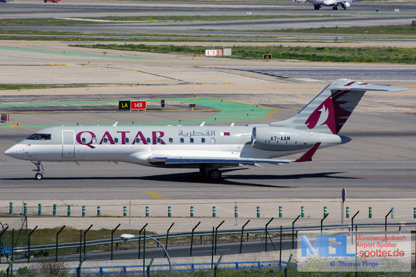 04.04.2015 A7-AAM Qatar Amiri Flight Bombardier Global Express