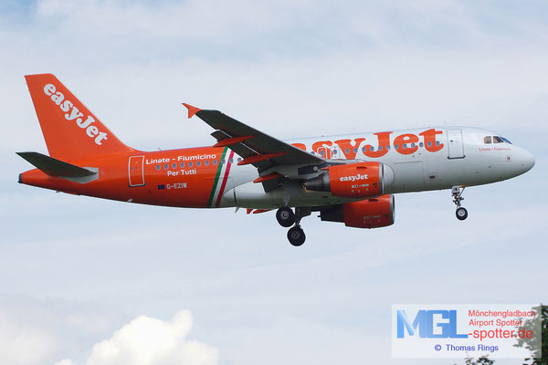 22.06.2014 G-EZIW easyjet / Linate-Fiumicino A319-111