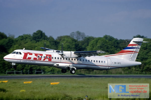 1996 OK-XFC ČSA - Czech Airlines ATR-72-202 cn299