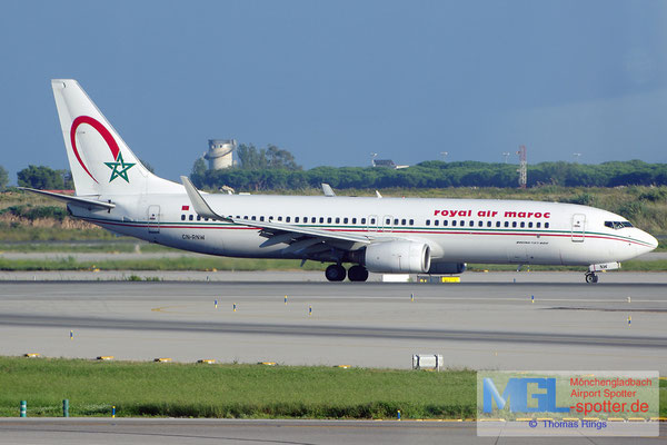 08.10.2014 CN-RNW Royal Air Maroc B737-8B6/W