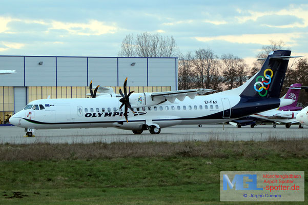 27.02.2023 EI-FAX Propius Leasing / Olympic Air ATR 72-600 cn1129