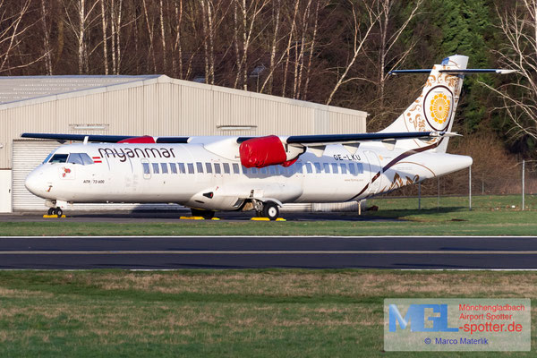 18.02.2022 OE-LKU GECAS / Myanmar National Airways ATR 72-600 cn1474