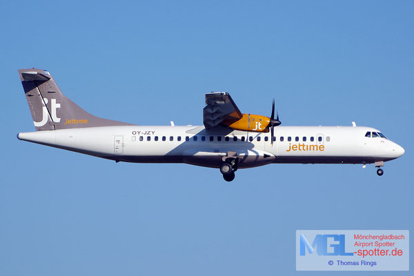 22.07.2014 OY-JZY Jettime ATR 72-500