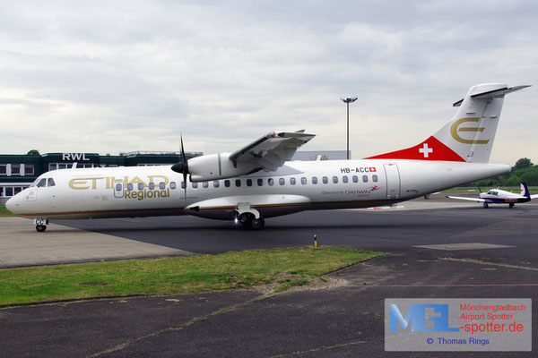 06.05.2014 HB-ACC Darwin Airline / Etihad Regional ATR 72-500 cn664