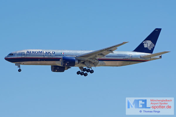 05.04.2015 N746AM AeroMexico B777-2Q8ER