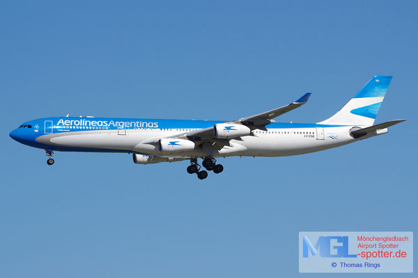 04.04.2015 LV-CSD Aerolineas Argentinas A340-313