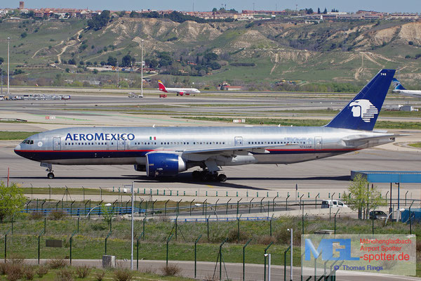 04.04.2015 N745AM AeroMexico B777-2Q8ER