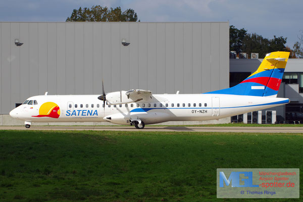 09.10.2025 OY-NZH Nordic Aviation Capital / Satena ATR 72-600 cn1165