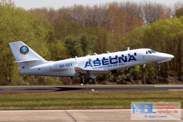 28.04.2021 6V-CEV ASECNA Cessna 680 Citation Sovereign Plus